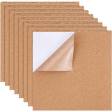 Cork Insulation Sheets, for Coaster, with Adhesive Back, Wall Decoration, Party and DIY Crafts Supplies, Square, BurlyWood, 30x30x0.1cm
