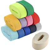 Flat Elastic Rubber Band, Webbing Garment Sewing Accessories, Mixed Color, 25mm, 12 colors, 2.5m/color, 30m/set