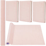 Faux Suede Book Covers, Notebook Wraps, Rectangle, Light Salmon, 300x1300mm
