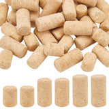 42Pcs 3 Styles Cork Stopper, Wine Bottle Tampions, Column, BurlyWood, 28~44x20.5~22mm