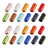 22 Sets Shoelace Lock Buckles, 11 Colors Metal Shoelaces lock Accessories Lazy Laces Capsule Buckle for Sneakers Casual Shoes Boots, Mixed Color, 18x8mm, Hole: 5mm, 2 sets/color