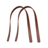 Imitation Leather Bag Handles, for Bag Straps Replacement Accessories, Coconut Brown, 618x18.5x3.5mm, Hole: 2.5mm