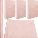 Faux Suede Book Covers, Notebook Wraps, Rectangle, Pearl Pink, 1500x430mm