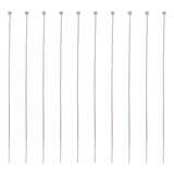 200Pcs 304 Stainless Steel Ball Head Pins, Stainless Steel Color, 24 Gauge, 70x0.5mm, pin: 0.5mm