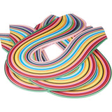Rectangle 36 Colors Quilling Paper Strips, Mixed Color, 525x3mm, about 360strips/bag, 36color/bag