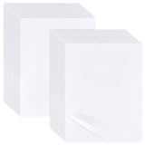 A4 PET Plastic Transparent Lamination Sheets, Rectangle, White, 300x214x0.3mm, 50 sheets/bag