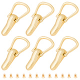 6 Sets Alloy Package Clasp, with Iron Screw, for DIY Accessories, Light Gold, 6.6x3.15x1.4cm, Hole: 2.4mm