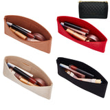 4Pcs 4 Colors Felt Purse Organizer Insert, Mini Envelope Handbag Shaper Liner, Bag Accessories, Rectangle, Mixed Color, 22x12.5x1.3cm, 1pc/color