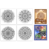 4Pcs 4 Styles PVC Stamp, for DIY Scrapbooking, Floral, 55x55mm, 1pc/style