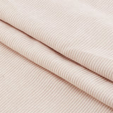 Corduroy Kintted Rib Fabric, for Clothing Accessories, Antique White, 100x155x0.05cm