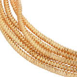 40G Copper Craft Wire, for Jewelry Making, Spiral, Golden, 18 Gauge, 1mm