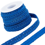 10m Polyester Ribbons, for Cloth DIY Making Decorate and 1Pc Plastic Empty Spools, Royal Blue, 1/2 inch(14mm)