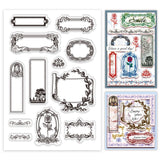 Custom PVC Plastic Clear Stamps, for DIY Scrapbooking, Photo Album Decorative, Cards Making, Mixed Shapes, 160x110x3mm