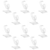 Acrylic Watch Display, C-shaped, Clear, 45x62x85mm, C-shaped: 65x15.5mm