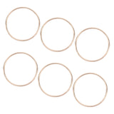 Round/Circular Ring Iron Purse Handles, for Bag Making, Purse Making, Handle Replacement, Golden, 11.15x0.5cm, Inner Diameter: 10.15cm