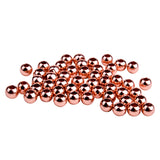 Rose Gold 3mm Brass Round Spacer Beads Craft Findings, about 100pcs/bag