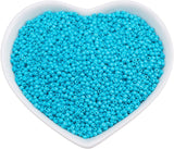 Ornaland Glass Seed Beads, Grade A, Baking Varnish, Opaque Colours, Round, Medium Turquoise, 2x1.5mm, Hole: 0.7mm, about 11200pcs/bag