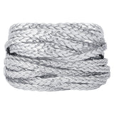 Flat PU Leather Braided Cord, for Craft Making, WhiteSmoke, 5x2mm, about 5.47 Yards(5m)/Bundle