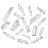 100G Natural Quartz Crystal Beads, Rock Crystal Beads, Nuggets, No Hole/Undrilled, for Wire Wrapped Pendant Making, 15~40x4~12x3~10mm