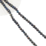 2 Strands Natural Cultured Freshwater Pearl Beads Strands, Dyed, Potato, Black, 6~8x7~8.5mm, Hole: 0.5mm, about 22pcs/strand, 7.20 inch(18.3cm)