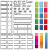 Custom PVC Plastic Clear Stamps, for DIY Scrapbooking, Photo Album Decorative, Cards Making, Stamp Sheets, Film Frame, Rectangle, 160x110x3mm