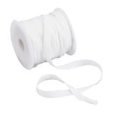 Nylon Ribbon, Underwire Replacement Bra Cover Band Ribbon, for Sewing Accessories, White, 3/8 inch(10mm), about 27.34 Yards(25m)/Roll