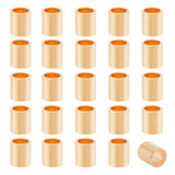 Brass Beads, Long-Lasting Plated, Column, Real 18K Gold Plated, 3.5x4mm, Hole: 2.5mm, 60pcs/set