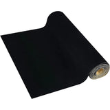 Adhesive Velvet Flocking Liner, for Jewelry Drawer Craft Fabric Peel Stick, Black, 400x0.6mm