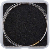 925 Sterling Silver Wire, Round, Silver, 26 Gauge(0.4mm), about 6.56 Feet(2m)/Box