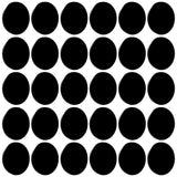 30Pcs Acrylic Flat Round Action Figure Display Bases, Black, 49.5x2mm