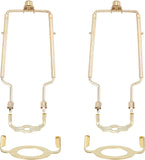 Iron Lamp Shade Harp Holder, with Light Base, Golden, 225x109x21mm