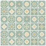 Waterproof PVC Tile Stickers, for Kitchen Bathroom Waterprrof Wall Tiles, Square with Flower Pattern, Yellow Green, 100x100mm, 12 style, 3pcs/style, 36pcs/set