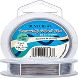 Tiger Tail Wire, Stainless Steel Wire, Stainless Steel Color, 0.38mm, about 49.21 Feet(15m)/roll