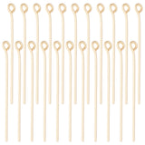 200Pcs Brass Eye Pins, Real 18K Gold Plated, 32x3x0.7mm, 21 Gauge, Hole: 1.5mm