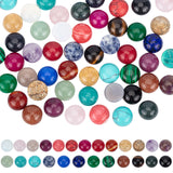 Natural & Synthetic Gemstone Cabochons, Half Round/Dome, 12x5mm, 50pcs/box