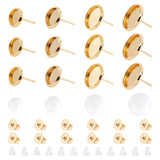 60Pcs 2 Colors 304 Stainless Steel Grooved Beads, Column, Golden & Stainless Steel Color, 8x4mm, Hole: 5mm, 30pcs/color