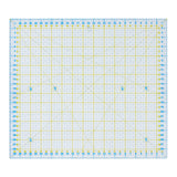 Quilting Template Ruler, Non-Slip Hot Ironing Ruler, DIY Hand Patchwork, Cutting Craft, Square, Gold, 302x302x3mm, Hole: 5x9.5mm