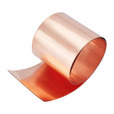 Copper Sheet, Rose Gold, 100x0.3mm