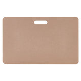 Portable Clay Wedging Board with Built-in Handle, MDF Wood Mud Mat for Clay Ceramic Crafts, Tan, 250x400x12mm