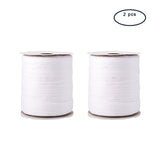 Paper Cords for DIY Jewelry Making, Paper Twine, White, 6mm, about 99.51 yards(91m)/roll