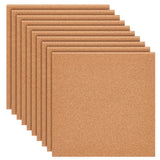 Cork Insulation Sheets, for Coaster, Wall Decoration, Party and DIY Crafts Supplies, Square, Peru, 300x300x3mm