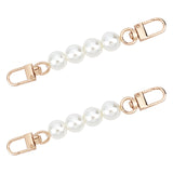 2Pcs ABS Bag Extender Chains, with Alloy Clasps, for Bag Straps Replacement Accessories, Mixed Color, 12cm, 2pcs/set