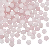Frosted Natural Rose Quartz Round Beads Strands, 6mm, Hole: 1mm, about 31pcs/strand, 7.48''(19cm), 4 strands/box