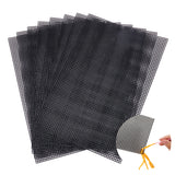 Plastic Mesh Canvas Sheet, Purse Template, for Yarn Crafting, Knitting and Crochet Projects, Rectangle, Black, 30.1x20.2x0.1cm