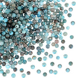 3 Strands Natural Apatite Beads Strands, Round, 4mm, Hole: 0.8mm, about 95pcs/strand, 15.55''(39.5cm)