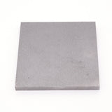 Solid Cast Steel Bench Block, Wire Hardening and Wire Wrapping Tool, Square, Stainless Steel Color, 10.1x10.1x0.9cm