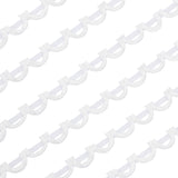 Satin Ribbon, Half Ring, White, 1-1/8 inch(27~30mm)