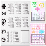 Clear Silicone Stamps, for DIY Scrapbooking, Photo Album Decorative, Cards Making, Number, 160x110x2.5mm