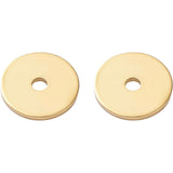 500Pcs Brass Spacer Beads, Long-Lasting Plated, Disc, Real 18K Gold Plated, 6x0.5mm, Hole: 1mm