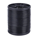 Tiger Tail Wire, Coated PVC Plastic, 304 Stainless Steel Wire, for Jewelry Making, Black, 12 Gauge, 2mm, about 40m/roll